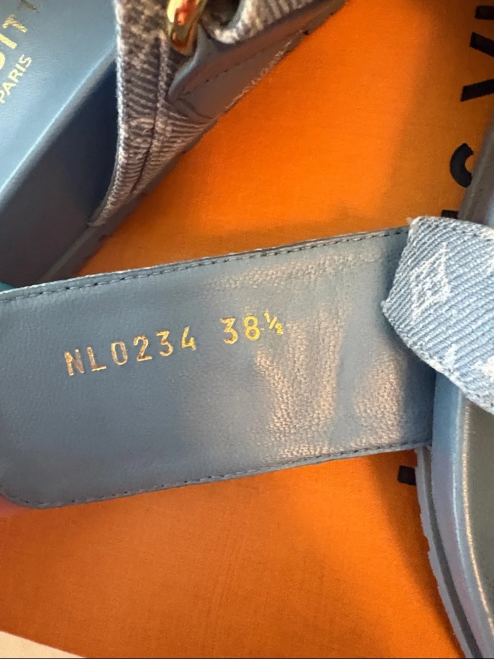 Louis Vuitton Light Blue Monogram Denim Double-Strap Slides
Can ship next day - Picture 2 of 13